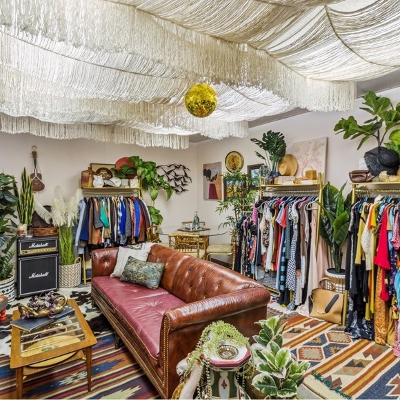 Tailorbyrd windowpane plaid sport coat blazer jacket blue small in EUC - Picture 16 of 16